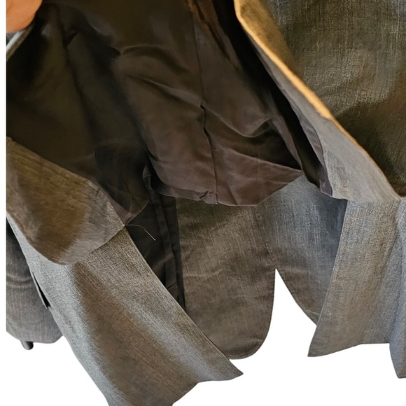 Giorgio Armani Collezioni‎ Gray Wool Blazer Jacket Made in Italy Size 42R - Picture 4 of 9